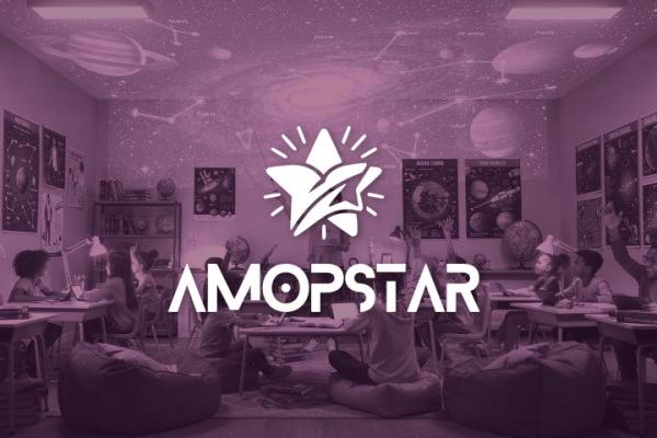 logotipo amopstar